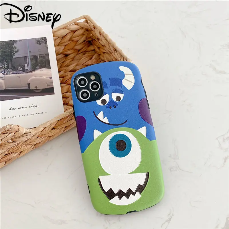 

Disney 2021 new Cute Monster Couple Phone Case for iPhone 7/8P/SE/X/XR/XS/XSMAX/11/12Pro/12mini/11PROMAX/cartoon phone cover