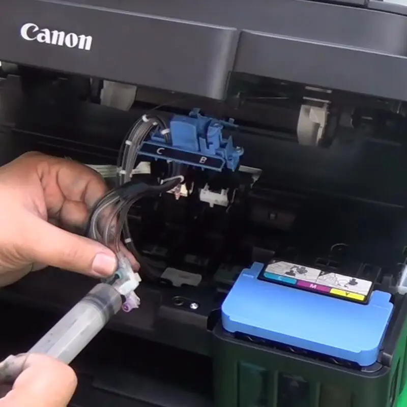 CISS Printhead clean Liquid Cleaning Fluid with tool For Canon G1100 G1110 G2100 G2110 G3100 G3110 G3102 G4100 G4110 Print head