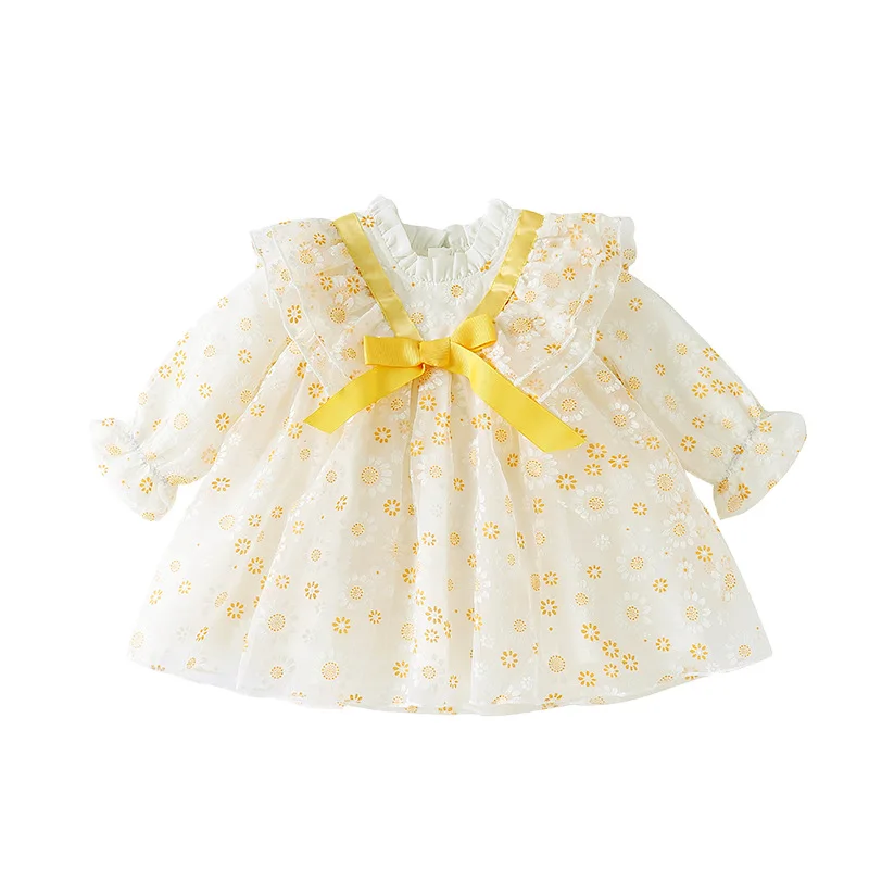 

New spring girl Korean style net gauze dress fashion temperament fluffy princess dress