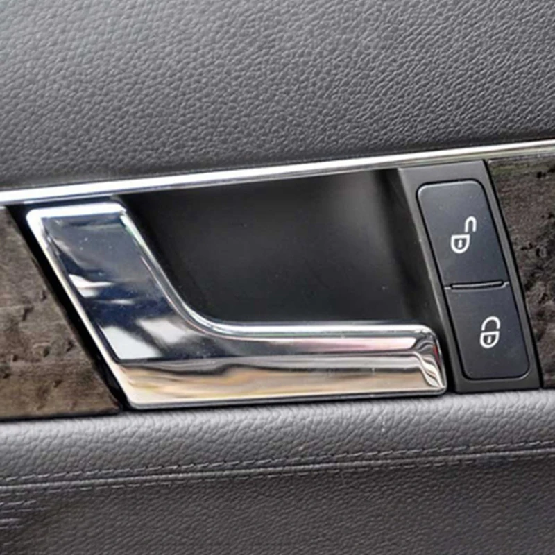 2047201171 Левая сторона водителя хромированная внутренняя дверная ручка ремонт для