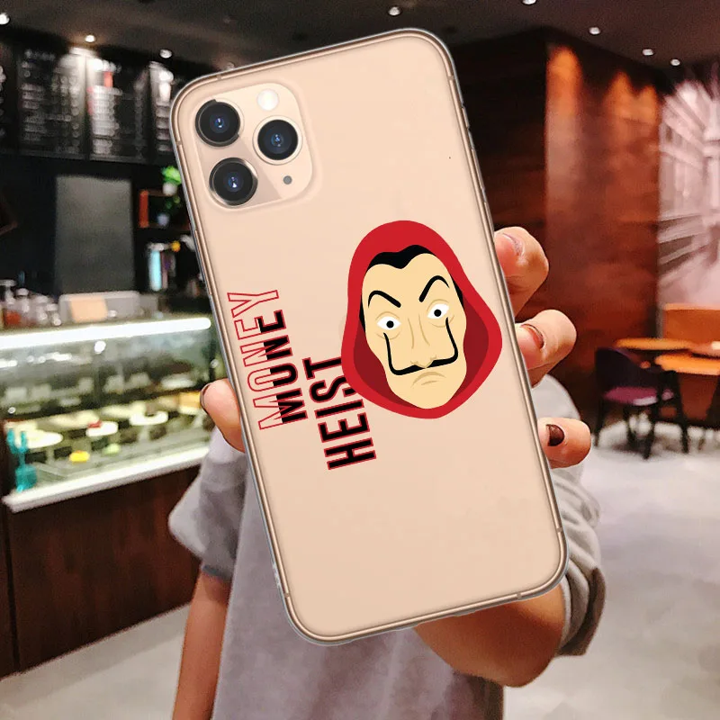 Чехол для iPhone X 10 SE 6S 6 7 8 Plus XS MAX XR Испания ТВ La Casa de papel мягкий чехол 11 Pro Max | Мобильные