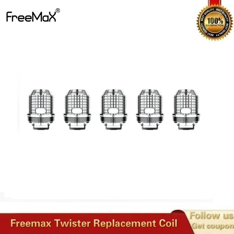 5 шт./лот оригинальная сменная катушка Freemax Twister S316L X1 X2 X3 Mesh TX1 NX2 TNX2 Mesh Atomizer Core для Fireluke 2 Vape Tank