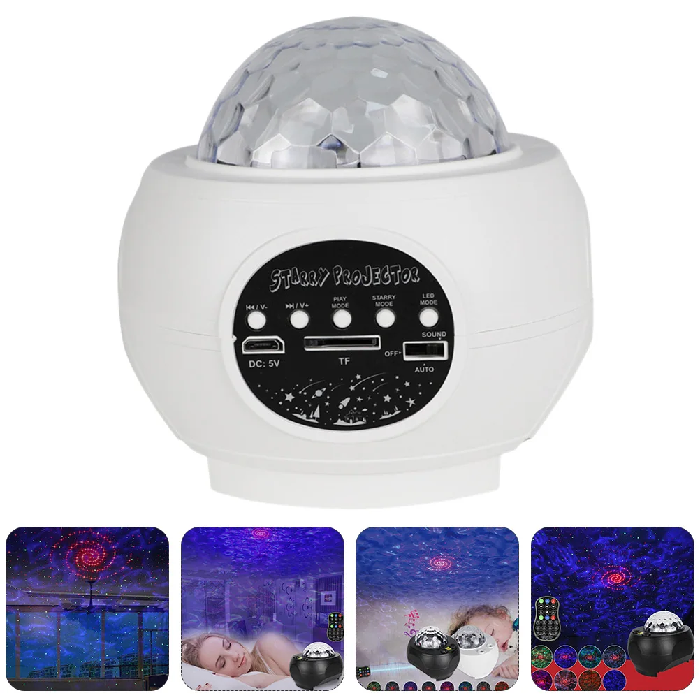 2 шт. USB Романтический проекционный светильник Ночной музыкальный ночной