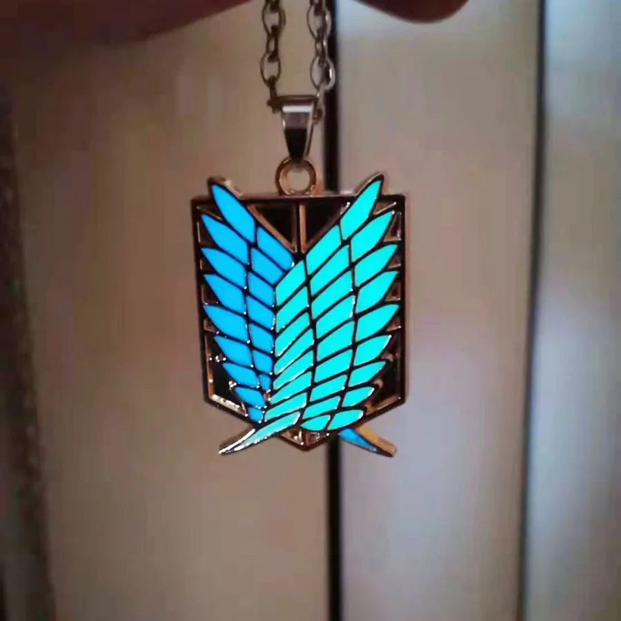 Ожерелье атака на Титанов подвеска Крылья Свободы разведчик полк цепочка модные