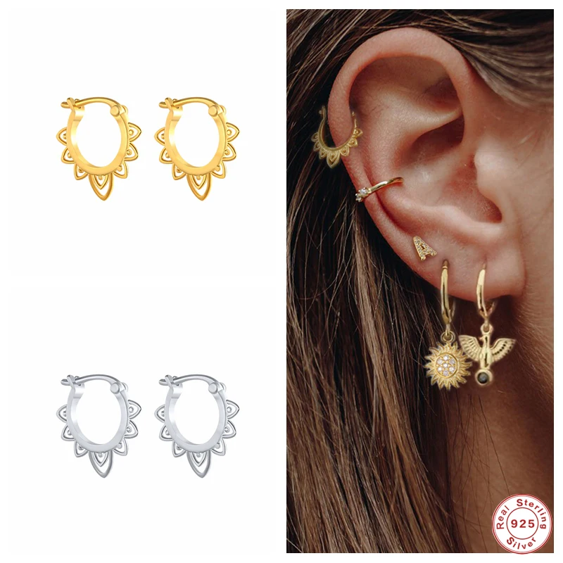 

Женские серьги из серебра 925 пробы, с кружевом