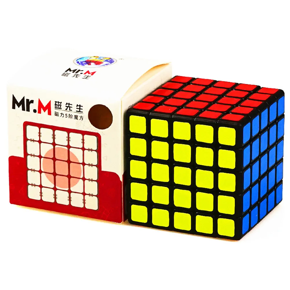 ShengShou Mr. M 5x5x5 Магнитный Магнит многоцветный безопасный ABS волшебный куб