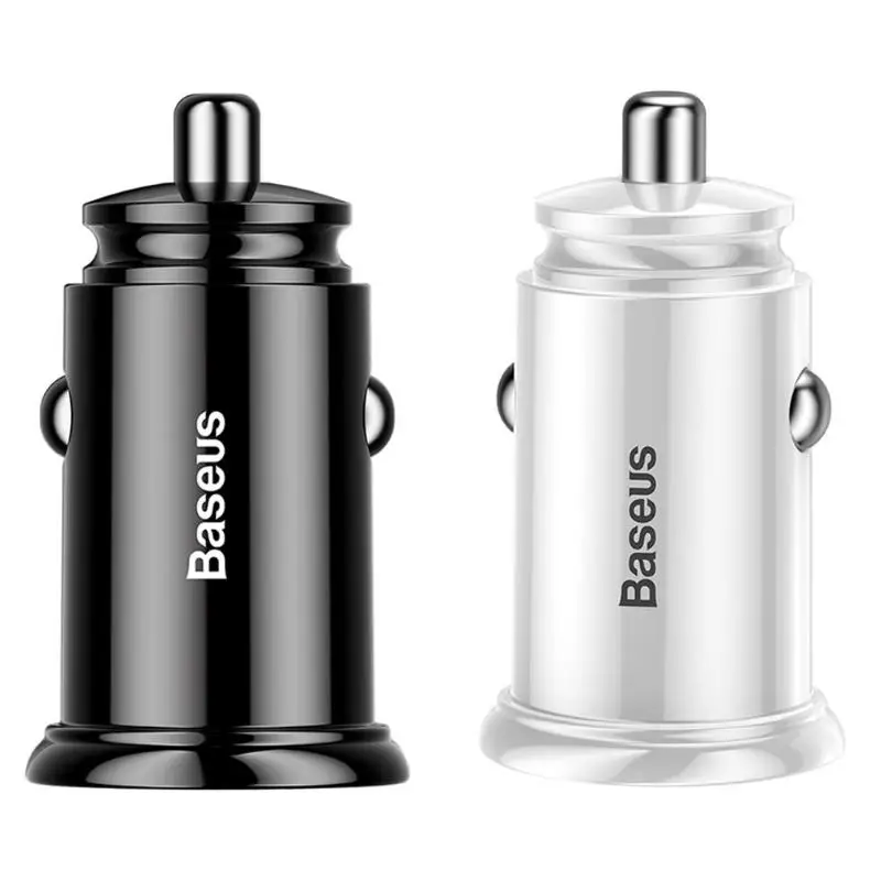 Baseus BS-C16Q1 Dual USB быстрая зарядка 3,0 Мобильный телефон 30 Вт 2 порта USB Автомобильное зарядное устройство для samsung Note 9 Xiaomi Mi 9 huawei