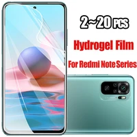 2 20 pcs hydrogel film for redmi note 10 pro screen protector xiaomi redmi note10 note 9 s anti scratch note 10 films not glass