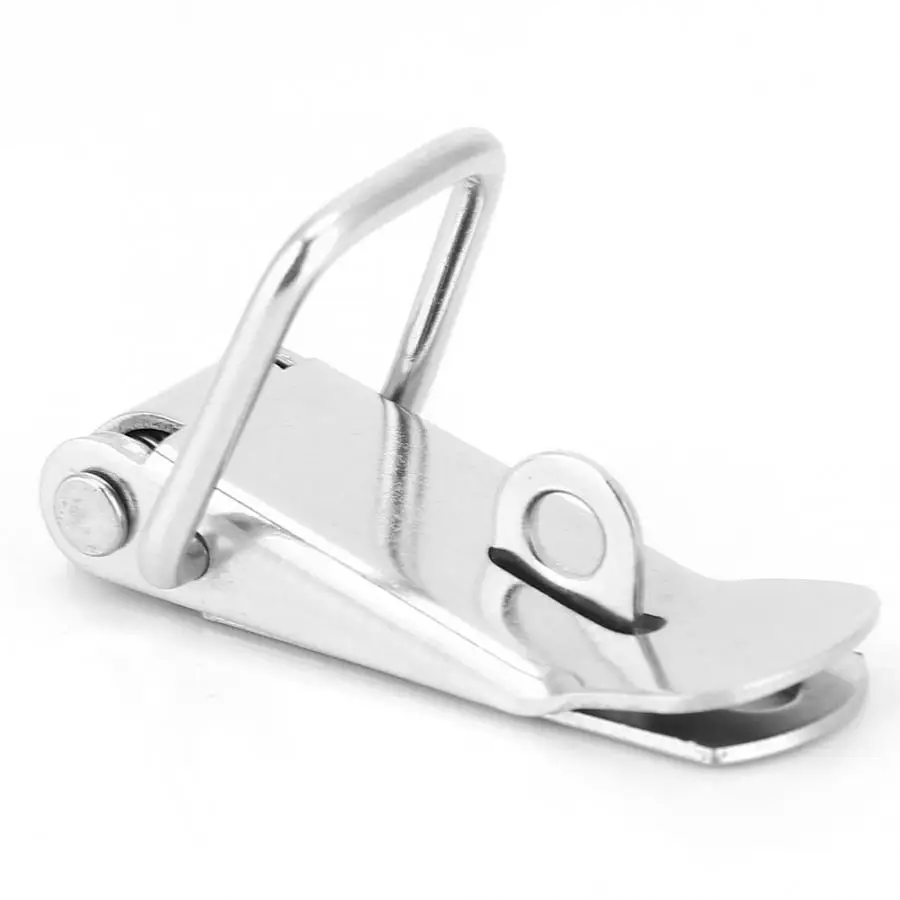 4 шт. замок Засов из нержавеющей стали 304 Регулируемый пружинный плоский рот