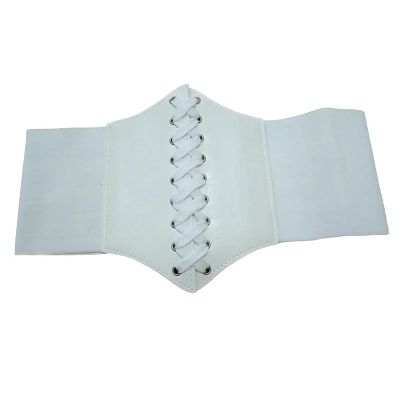 

MYMC Corset Women Belt PU Leather Wide Slimming Body Belt Elastic High Quality Waist Belt Underbust Body Building Accessories