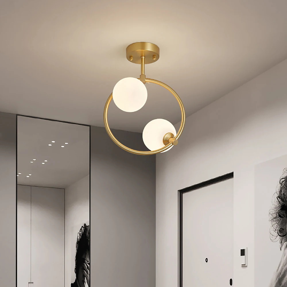 современная круглая кольцевая подвесной светильник светильники c молочно-белым