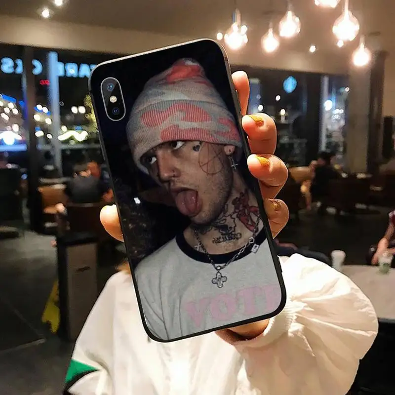

Lil Peep Lil Bo Peep Rapper Phone Case for iPhone 11 12 pro XS MAX 8 7 6 6S Plus X 5S SE 2020 XR