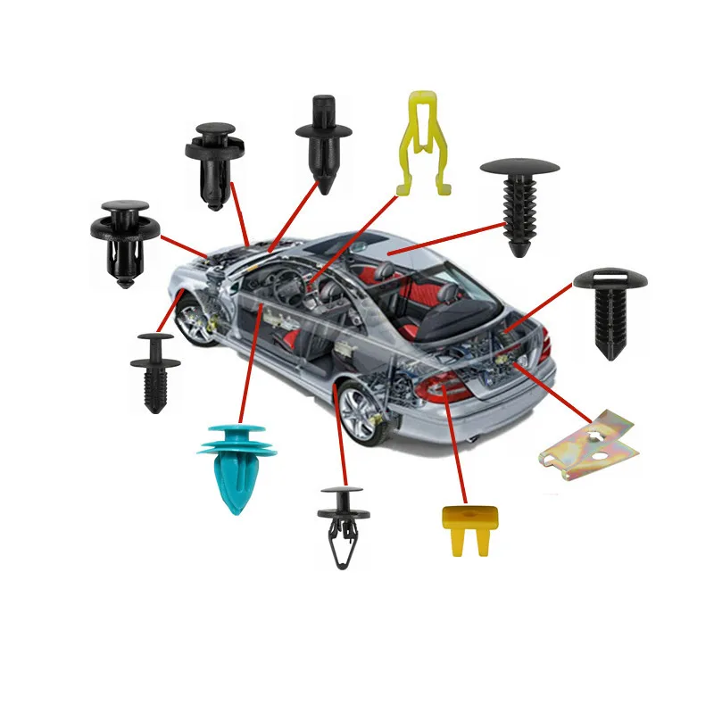 Комплект креплений для Nissan NV100 NV200 NV300 NV350 NV400 NV3500 NV2500 NV1500 т./корт 100 шт./корт |