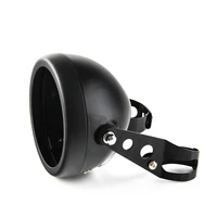 1 pcs chrome black 5 75 inch headlight housing bucket motorcycle mounting lamp holder for motorcycle sportster