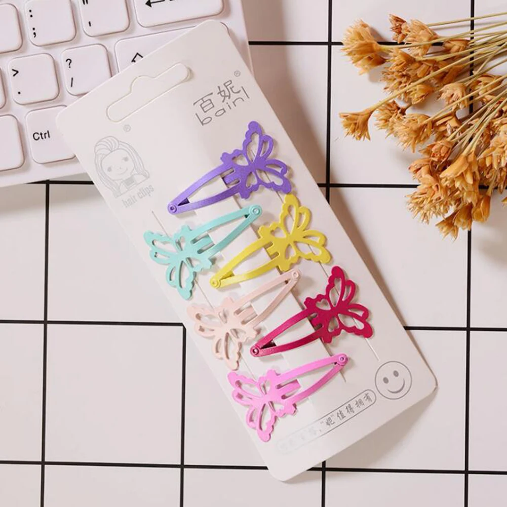 6 шт. заколки для волос карамельных цветов из сплава |