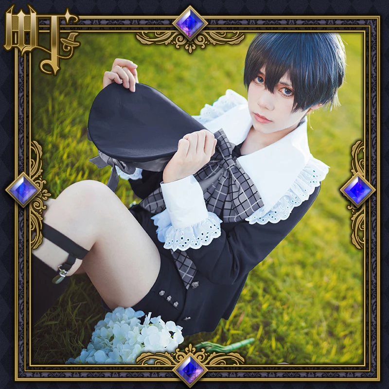 Черный Дворецкий Косплей Твин Ciel Phantomhive Косплей Костюм Униформа Костюмы