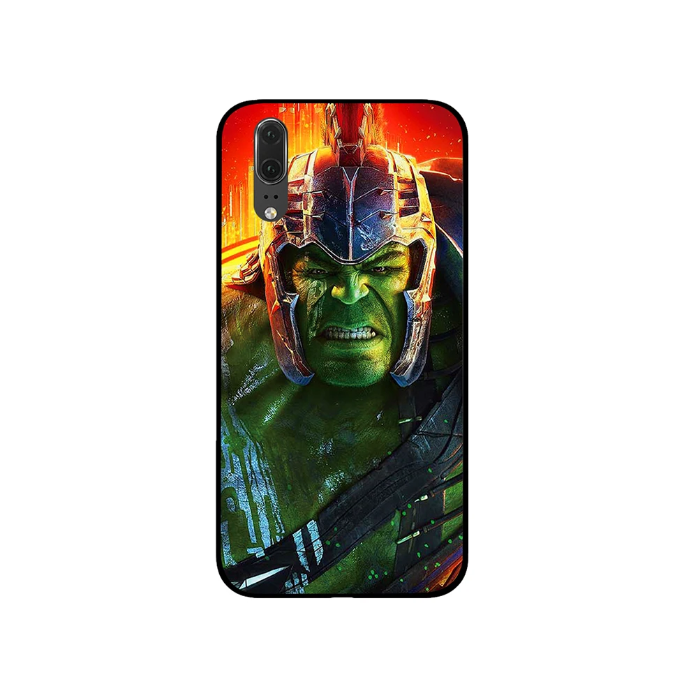 Ironman и Hulk Marvel Comic черный чехол для телефона huawei P30 P20 mate 10 20 Pro Lite Nova 3 4 3i чехол