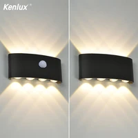 1 led wall lamp motion sensor light fixture indoor wall sconce stair bedroom bedside living room home hallway lighting