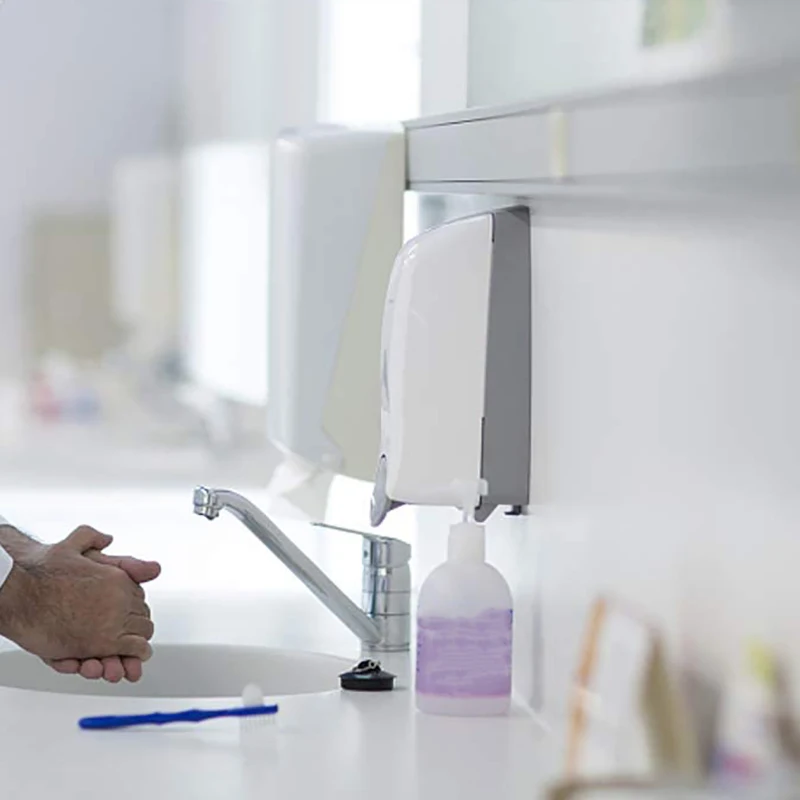 

Automatic Spray and Hand Washer Automatic Induction Soap Dispenser Alcohol Spray Contactless Wall Mounted Large Capacity