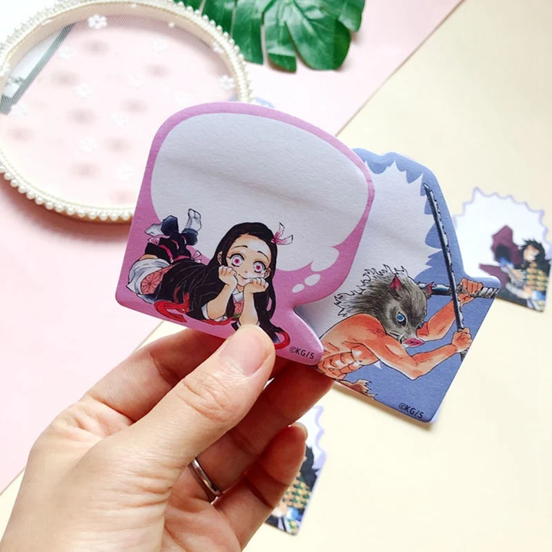 Стикеры из аниме рассекающий демонов клейкая бумага для заметок Канцтовары