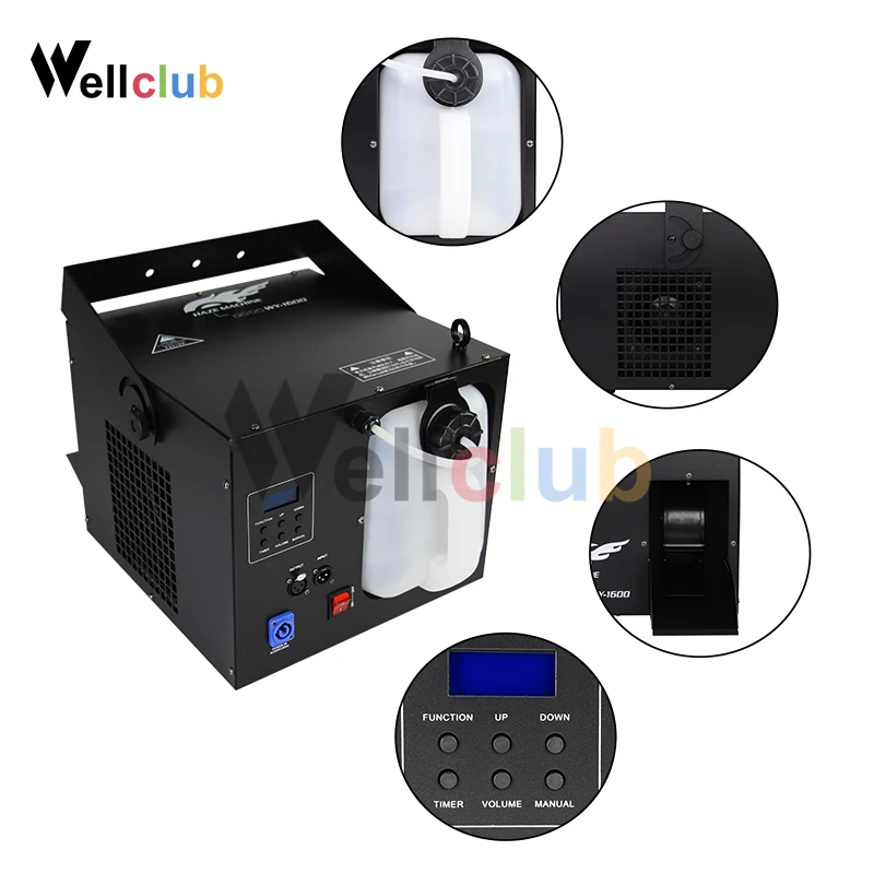 Mist Maker Smoke Fog Machine 1600W Fogger For Wedding home party Stage dj Equipment | Лампы и освещение