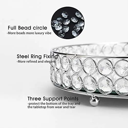 Круглые Хрустальные десерты подставка для кекса свадебное украшение духов