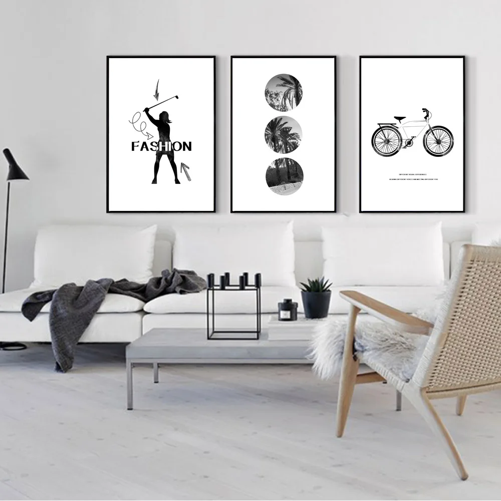 Абстрактные настенные художественные картины холст кокосовое дерево