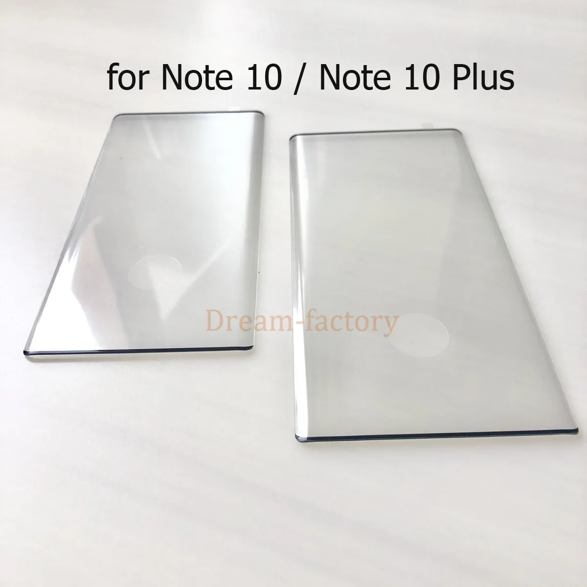 

100pcs DHL For Samsung Note 10 Plus 3D Curved Edge Side glue Tempered Glass