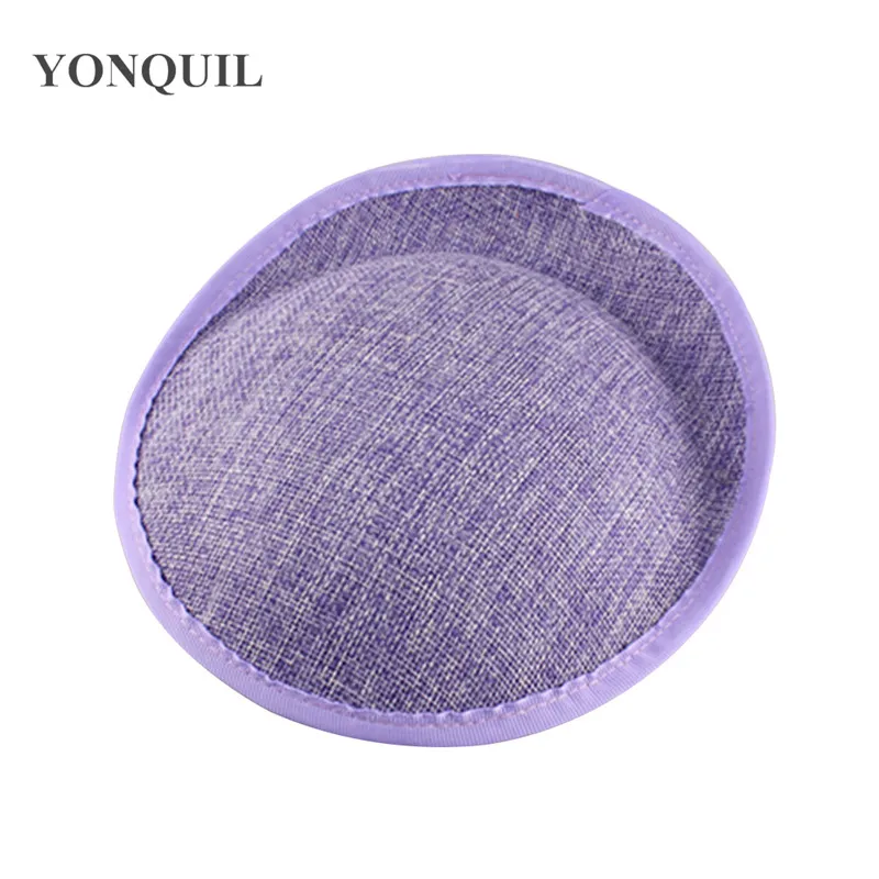 light purple 20 см имитация Sinamay вечерние волосы чародей База Millinery Вуалетка шляпа база Ремесло Материал 5 шт./лот SYB01 - Цвет: light purple