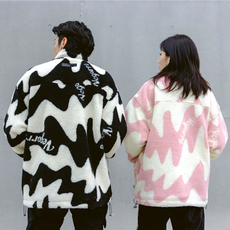 Мужская Флисовая куртка на молнии с длинным рукавом и воротником-стойкой | одежда