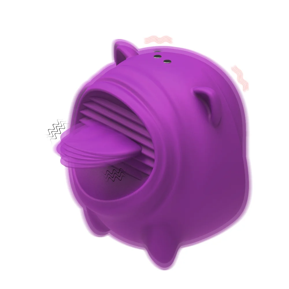 Стимулятор клитора для мужчин и женщин взрослых лижущий шар язык присоска