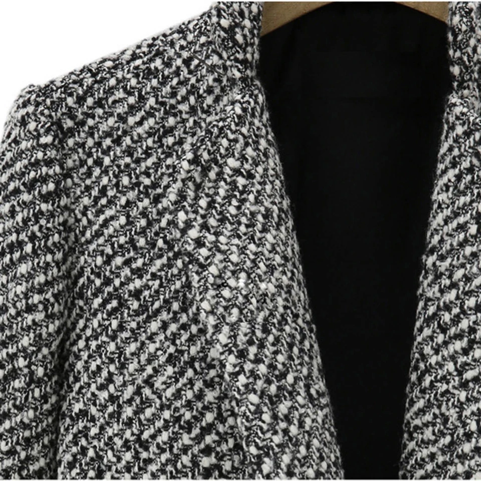 Женское зимнее длинное пальто серое плотное шерстяное из шерсти классическое