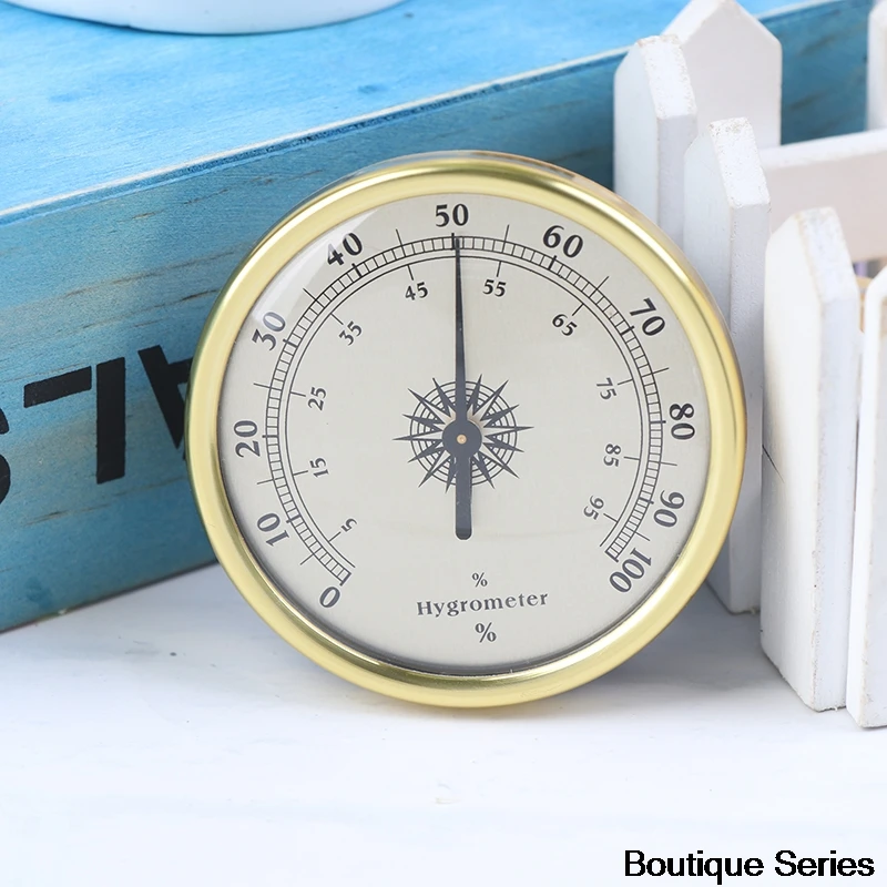 Внутренний и наружный универсальный гигрометр с золотым эстетическим диаметром