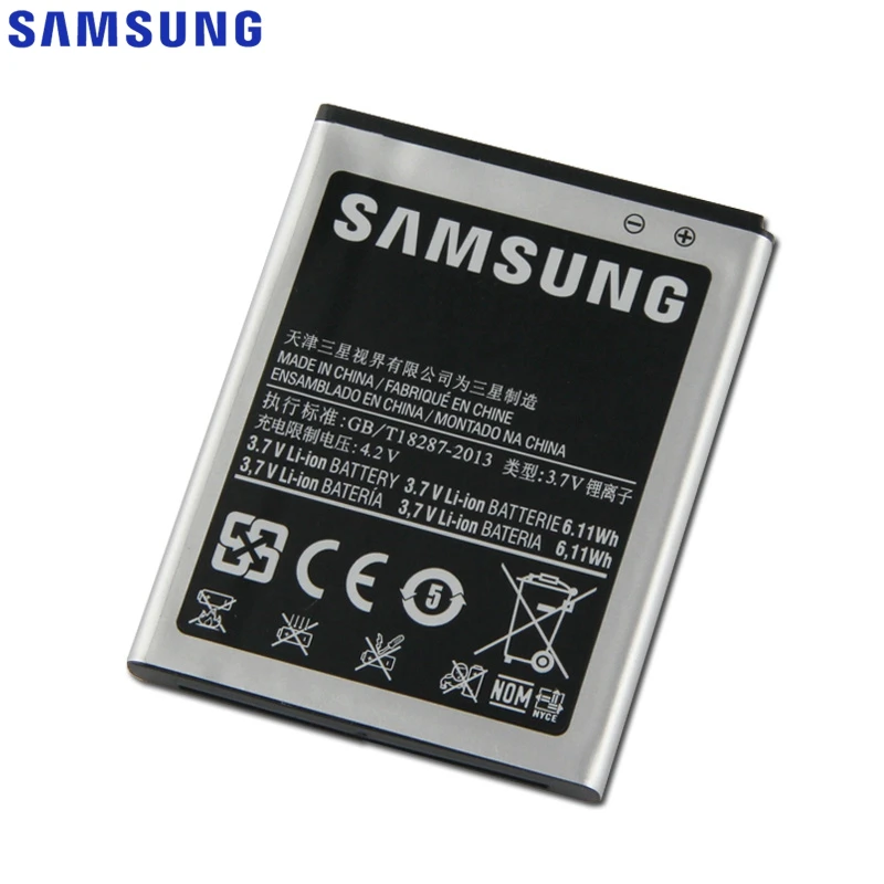 Сменный аккумулятор samsung для Galaxy S2 I9100 I9050 B9062 I9108 I9103 I777 настоящий аккумулятор телефона EB-F1A2GBU 1650 мАч