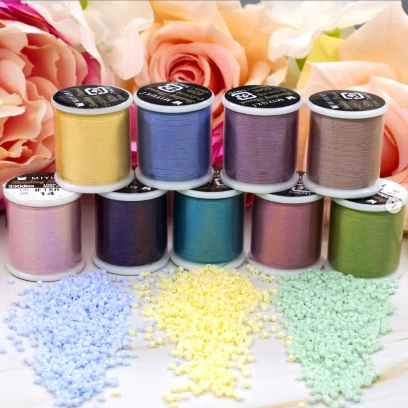 

Taidian Miyuki Beading Thread 330DTEX 50 Meters Made In Japan 100% Nylon Thread For Jewelry Making