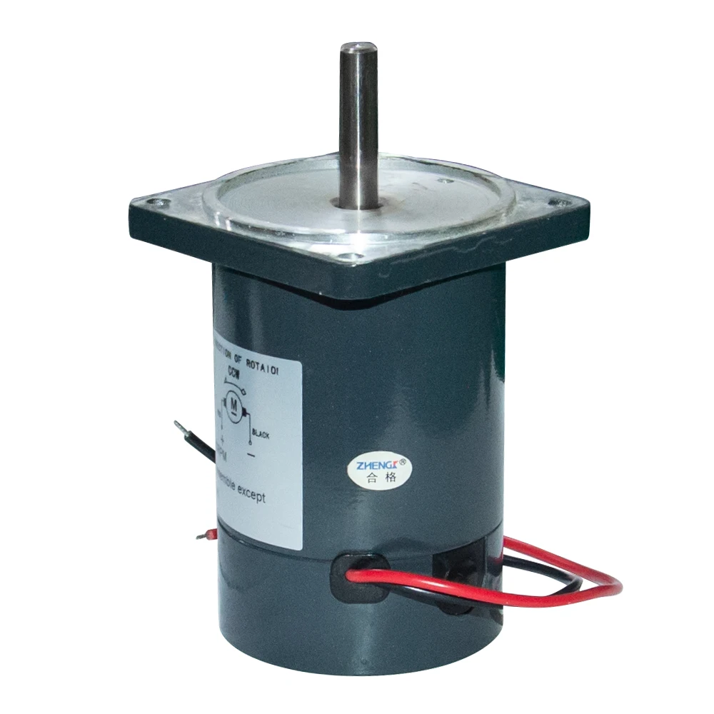 Motor DC High Speed Permanenr Magnet Motor 12V 24V Diameter 60mm Utra Mute Electric Brush Motor 2000/3000/4000/5000rpm 60RZS-RS1