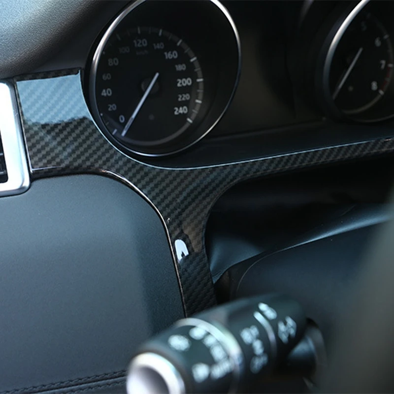 

Car ABS Carbon Fiber Dashboard Decoration Frame Cover Trim for Land Rover Discovery Sport 2015-2019