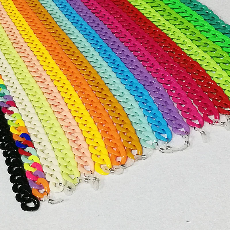 Цепочка для очков акриловая Женская цепочка солнцезащитных с ремешком на шею