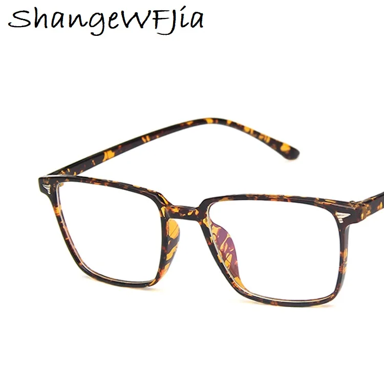 New Classic Square Eyeglasses Frame Men Brand Designer Fashion Women Decoration Optical Glasses males