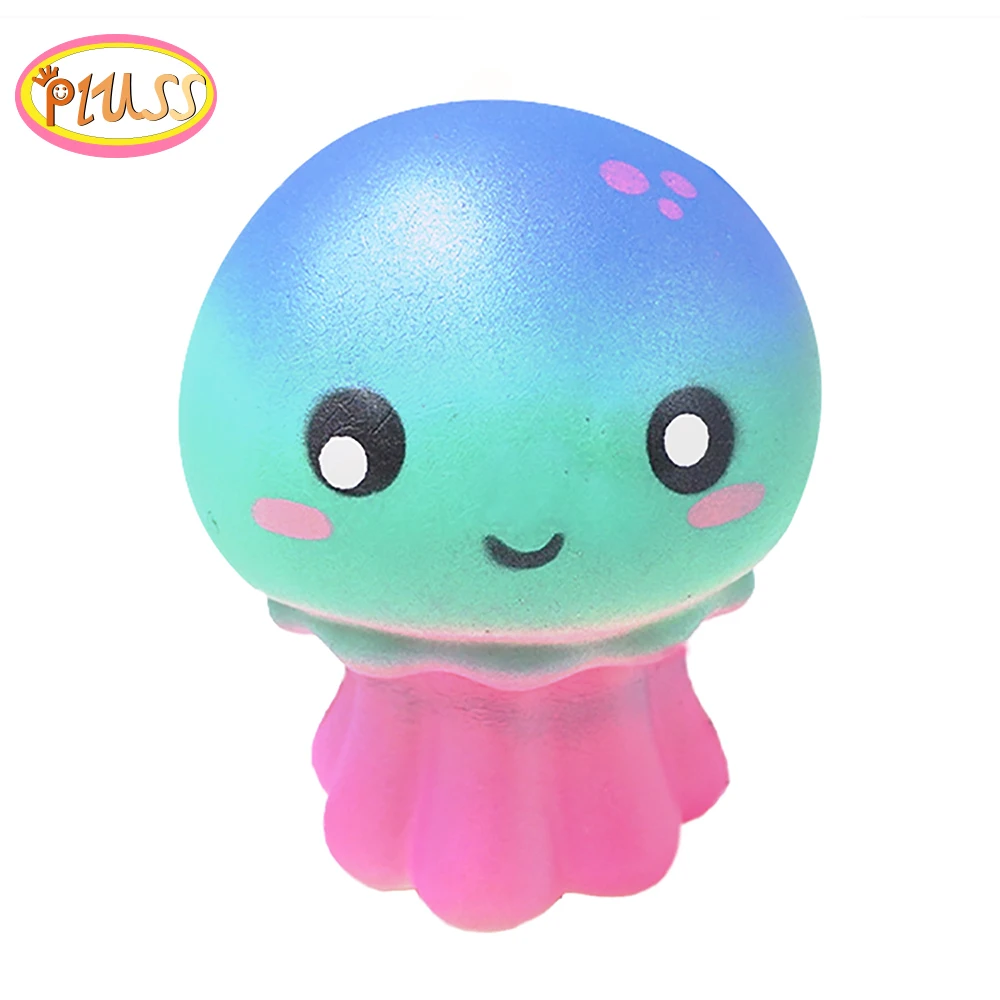 

Squishy Animals Anti Stress Soft Kawaii Squishies Slow Rising Squeeze Jellyfish Sqishy Scented Mochi Cute PU Toys