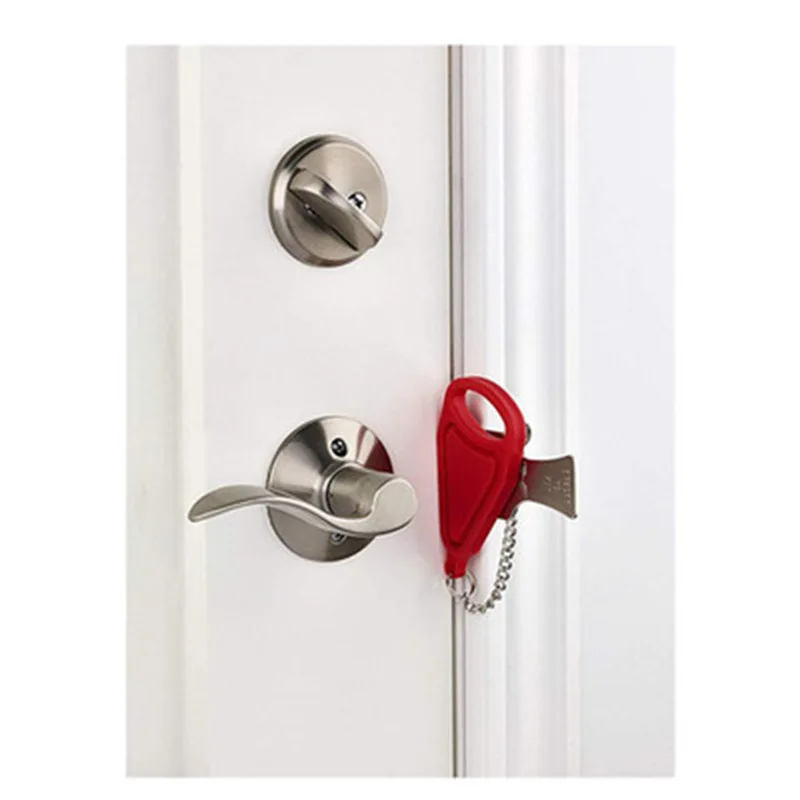 

Travel Door Lock Portable Door Lock Anti-theft Padlock Travel Temporary Door Blocker