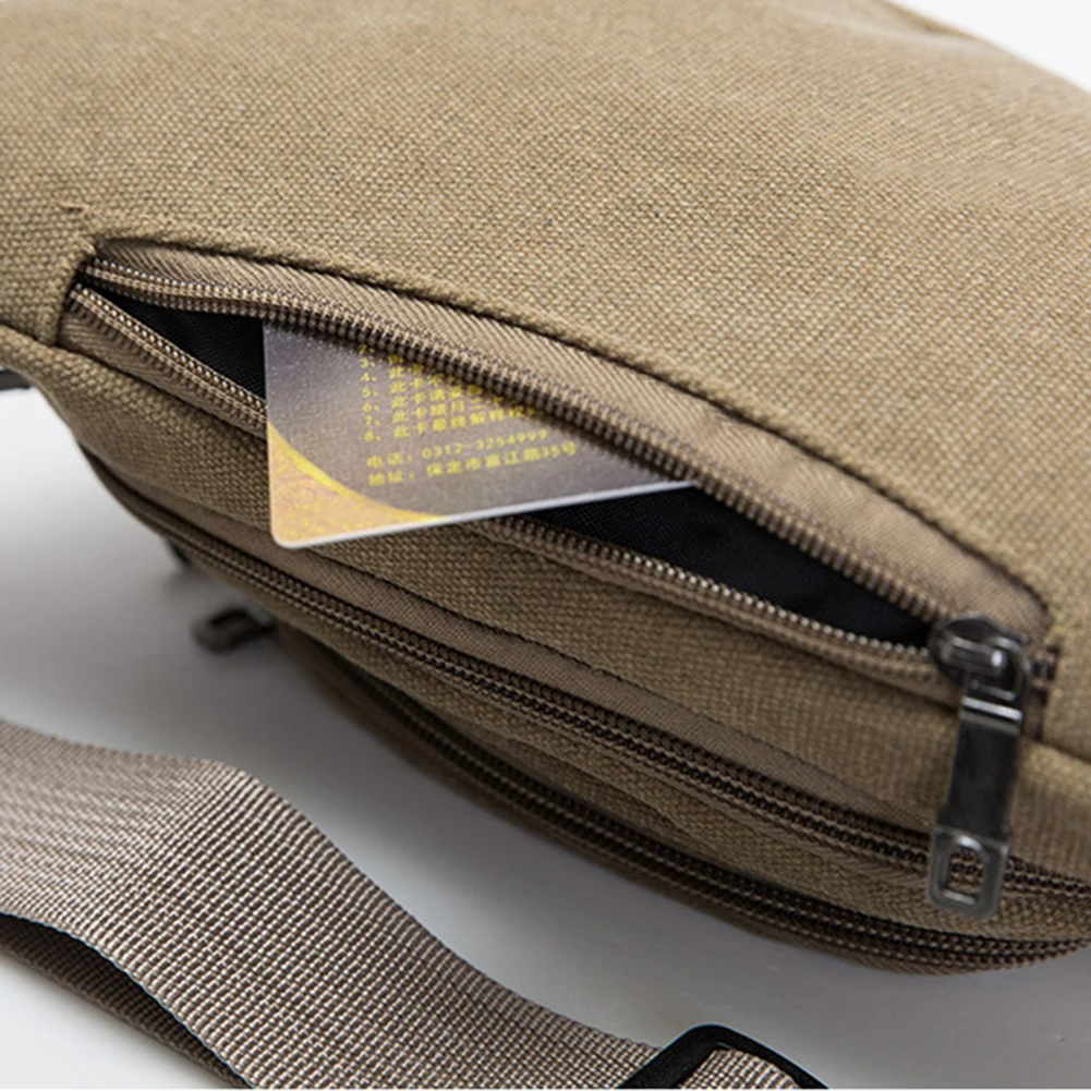 Спортивная парусиновая поясная сумка для занятий спортом на открытом воздухе