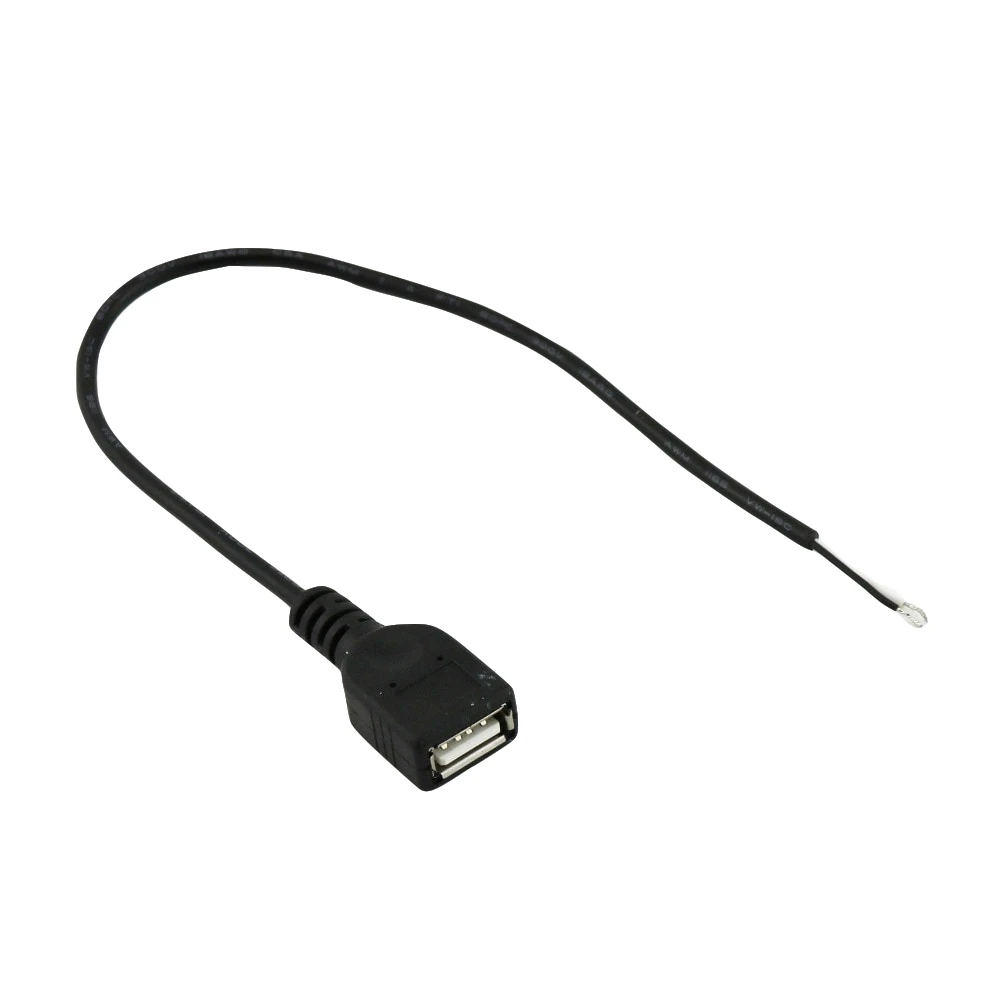 10x USB 2.0 A Female Jack to 2 Pin wire Charge Connector Adapter Cable Cord DIY 30cm/1ft | Электроника