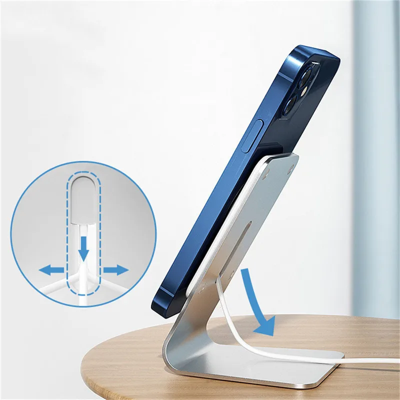 

2020 Sale Official 15W MagSafe Wireless Charger Phone holder Hanging charging stand 360 degree movie stand For IPhone 12 Pro Max