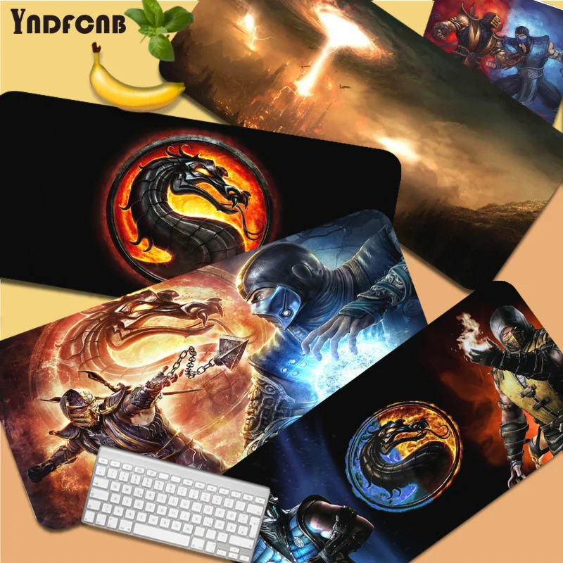 

YNDFCNB Mortal Kombat gamer play mats Mousepad Size for Gaming Mousepads Deak Mat for overwatch/cs go/world of warcraft