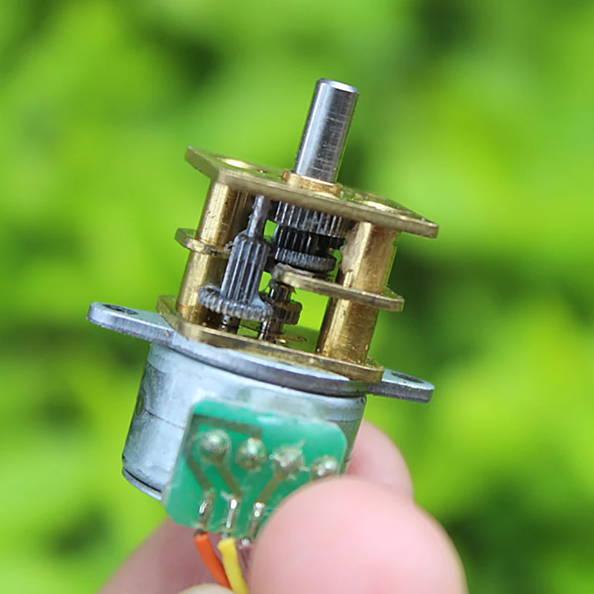 Шаговый электродвигатель коробки передач все металлические шестерни микро