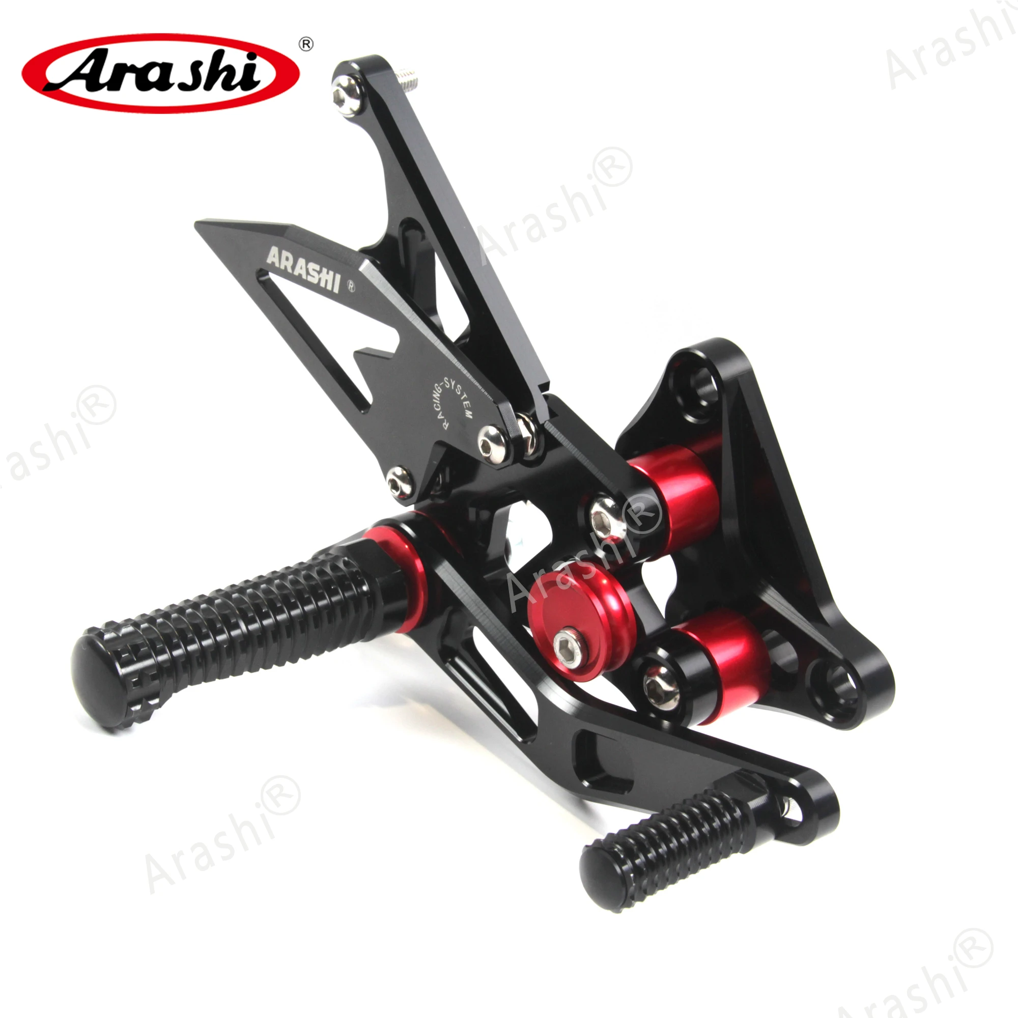 Мотоциклетные подножки Arashi для SUZUKI GSXR1300 2008-2019 CNC Регулируемые Задние комплект