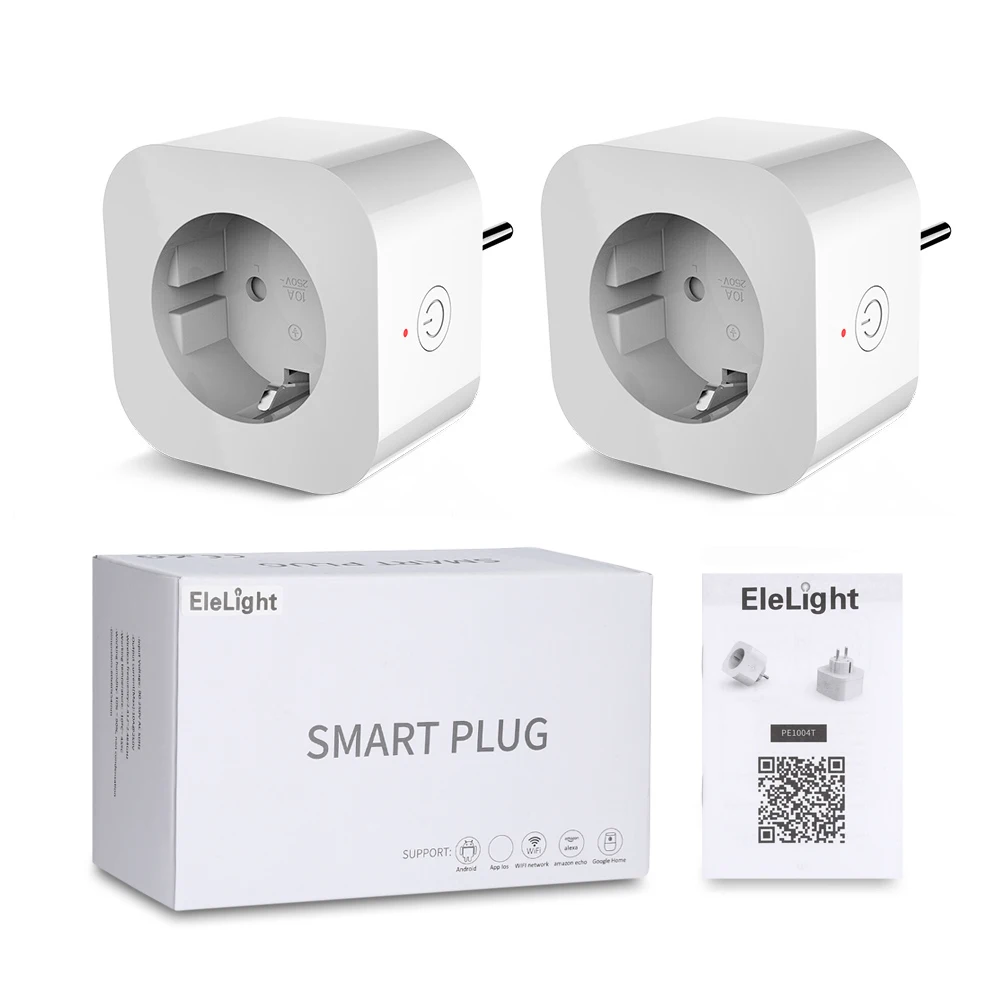 4PCS Elelight WiFi Smart Socket Remote Control Outlet Plug Electrical Wall Sockets EU Universal Electric | Обустройство дома