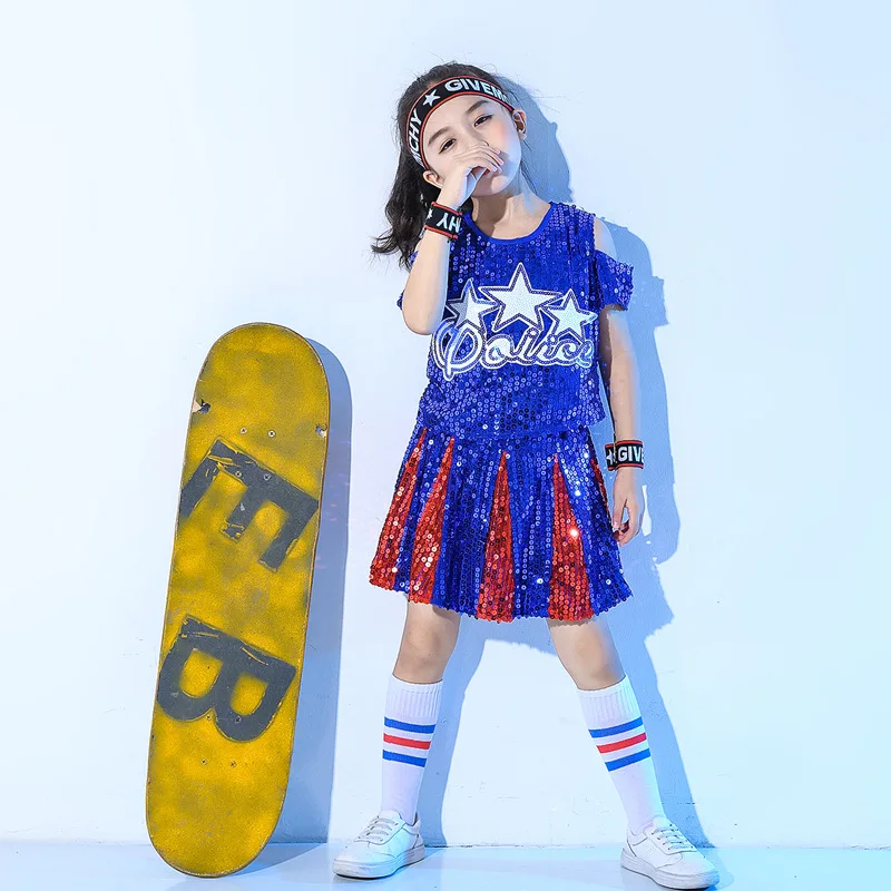 Новый детский костюм для джаза и современных танцев детская одежда в стиле