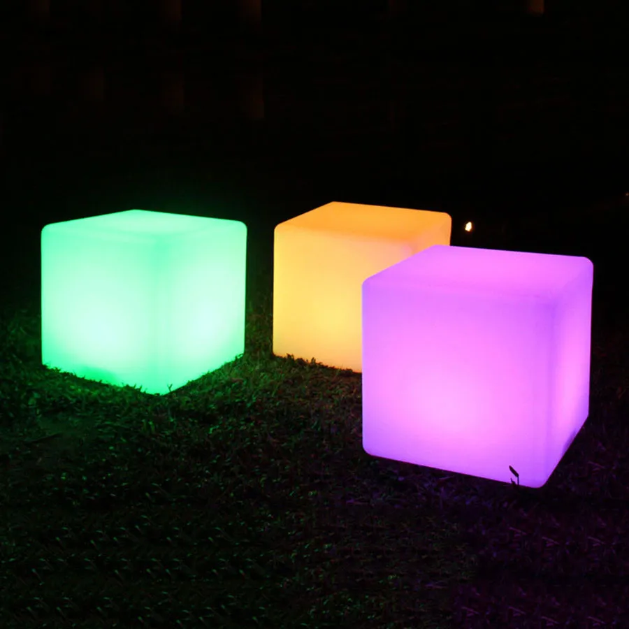 

Waterproof LED Cube Chair Light With Remote Cordless Cube Stool LED Cube Seat Lamp For Adult Home Garden Patio Party Decoration